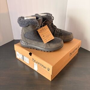 BearPaw Women’s Dark Gray Boots